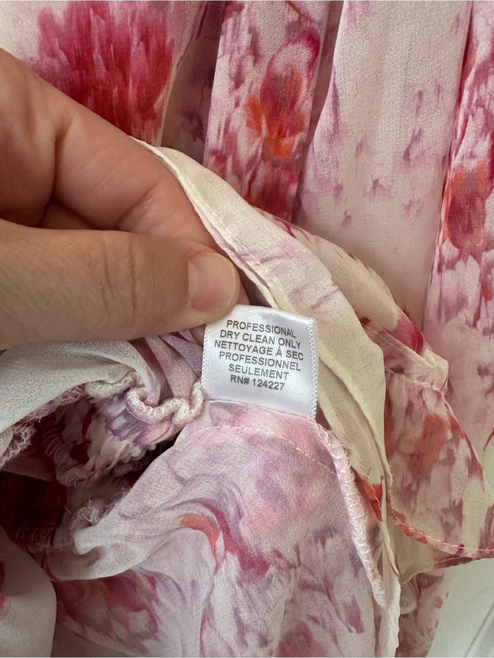 Misa Los Angeles Pink Floral Dress Size-XS - Picture 5 of 7